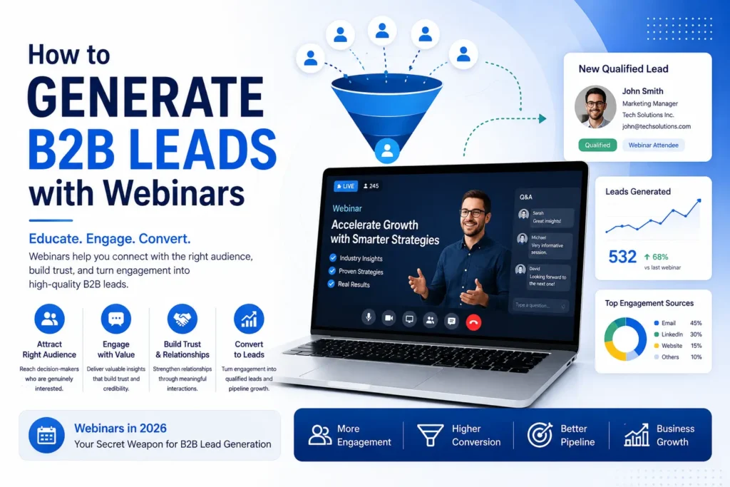 B2B webinar lead generation