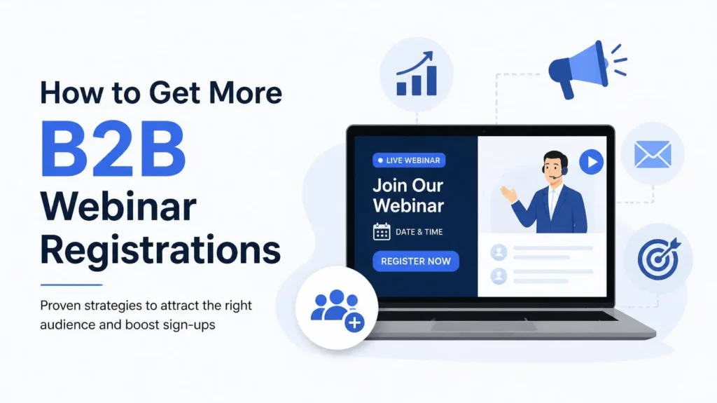 B2B webinar registrations